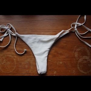 Frankie’s bikinis ribbed tie bottoms